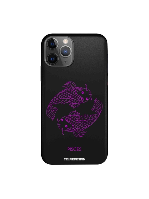 

CelfieDesign Black Pisces Graphic Printed iPhone 11 Pro Max Slim Case