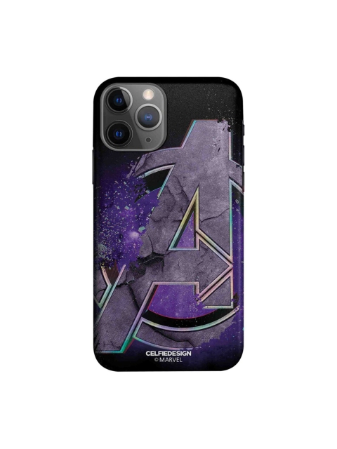 

CelfieDesign Purple & Black Endgame Logo Slim Back Case for iPhone 11 Pro Max