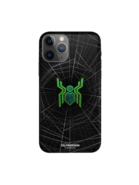 

CelfieDesign Black & Green Spiderman Logo Web Printed iPhone 11 Pro Max Back Case