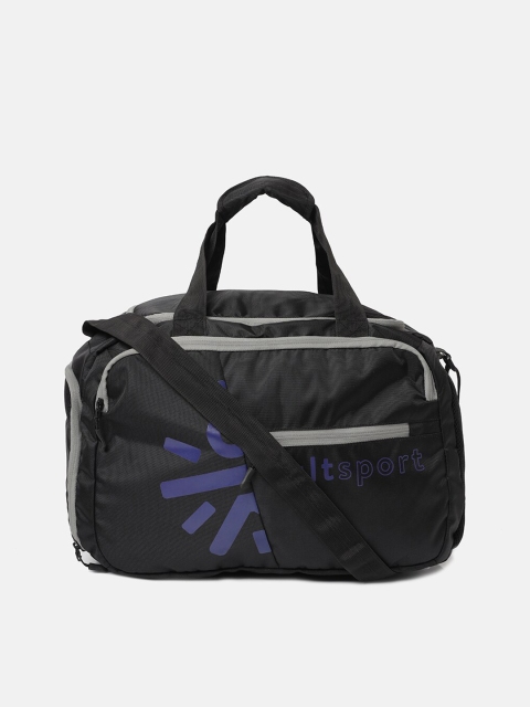 

Cultsport Black & Blue Printed Medium Duffel Bag