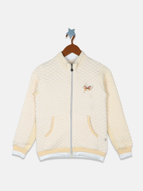 

Monte Carlo Girls Cream Textured Sweatshirt