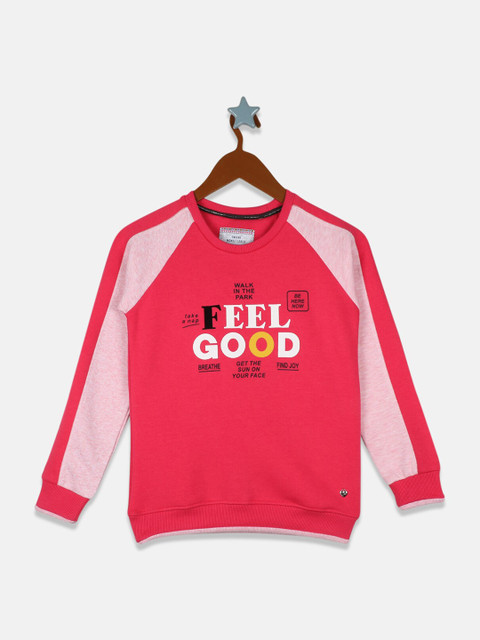 

Monte Carlo Girls Pink Printed Sweatshirt