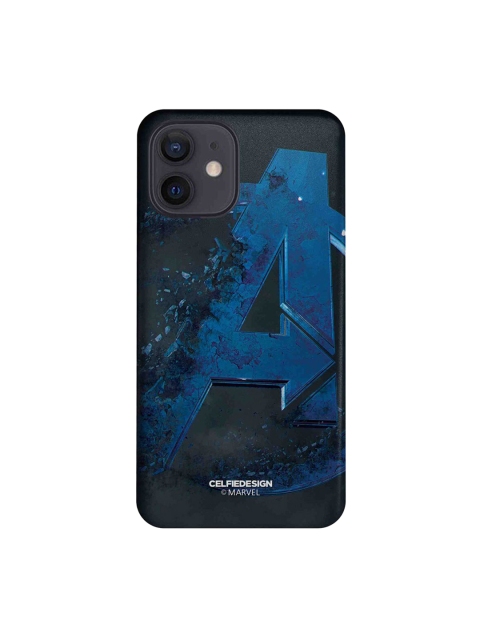 

CelfieDesign Black & Blue Avengers iPhone 12 Slim Back Case