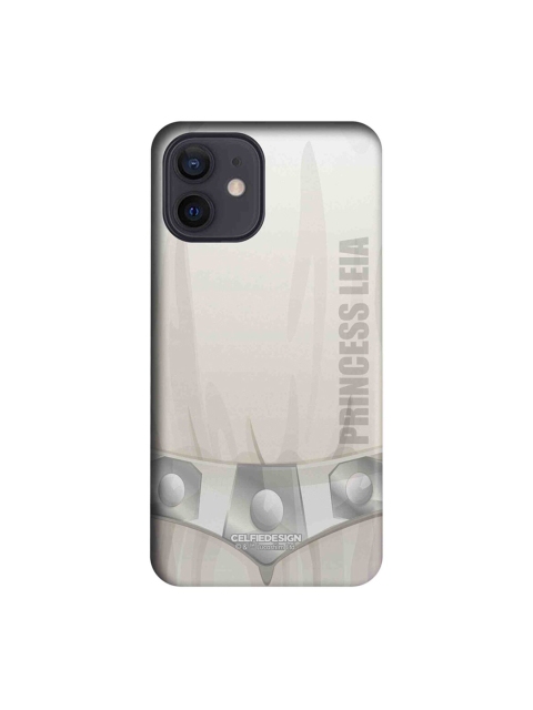 

CelfieDesign Off-White & Grey Attire Leia iPhone 12 Slim Back Case