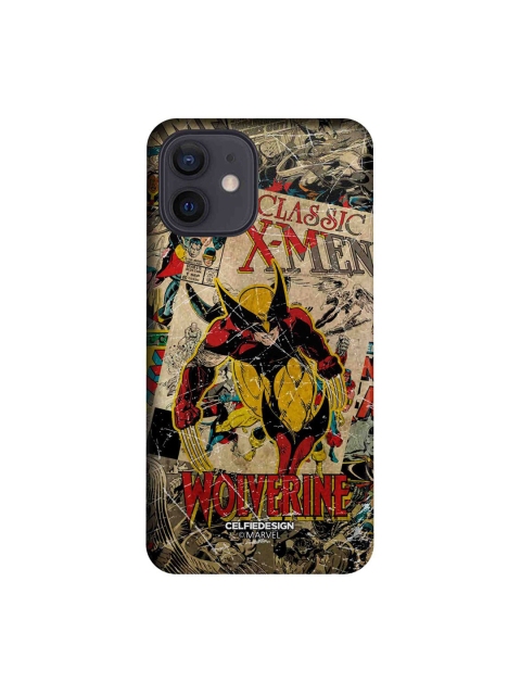 

CelfieDesign Off White & Yellow Printed Comic Wolverine iPhone 12 Slim Back Case