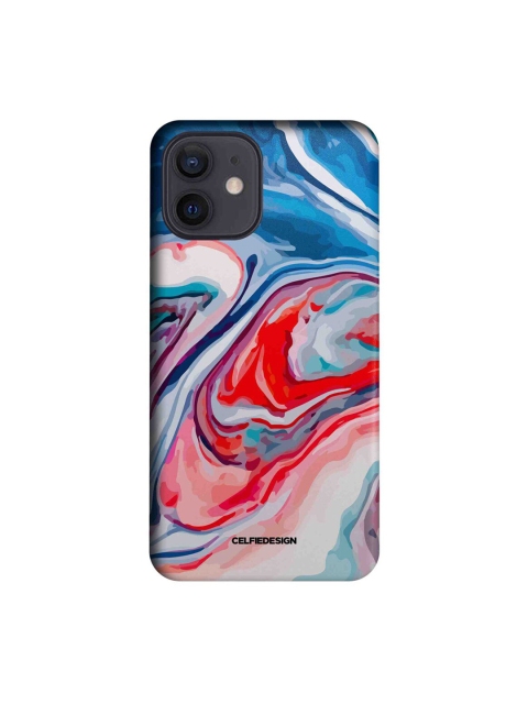

CelfieDesign Red & Blue Liquid Funk iPhone 12 Slim Back Case