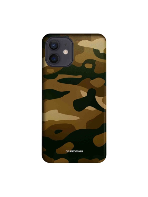 

CelfieDesign Khaki & Beige Printed Plastic iPhone 12 Slim Back Case