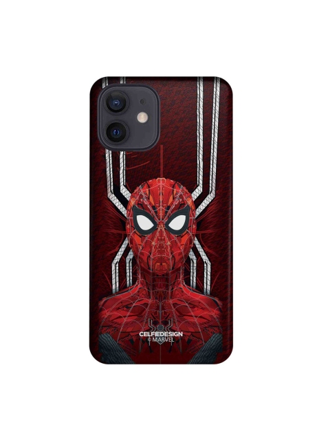 

CelfieDesign Red & Black Spidey Stance Printed iPhone 12 Slim Back Case