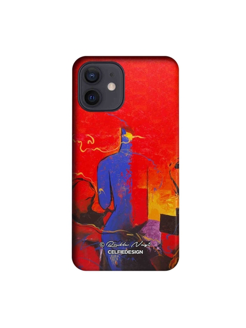 

CelfieDesign Red & Blue Building A Mystery iPhone 12 Back Case