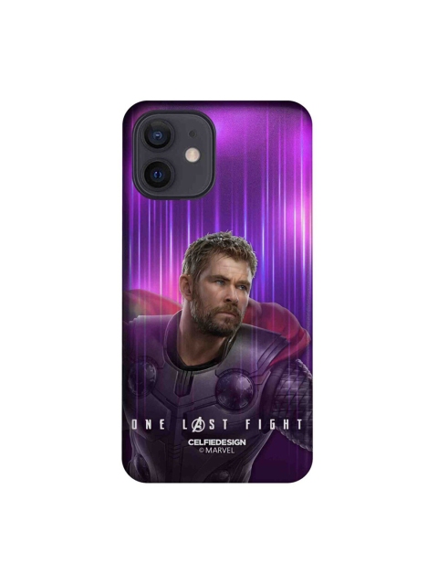 

CelfieDesign Purple & Red One Last Fight iPhone 12 Slim Back Case