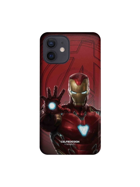 

CelfieDesign Red & Gold-Toned Iron man Mark L Armor iPhone 12 Back Case