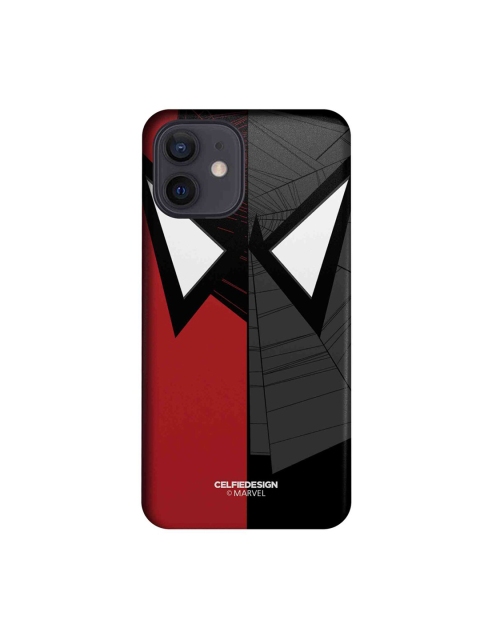 

CelfieDesign Black & Red Face Focus Spiderman iPhone 12 Slim Back Case