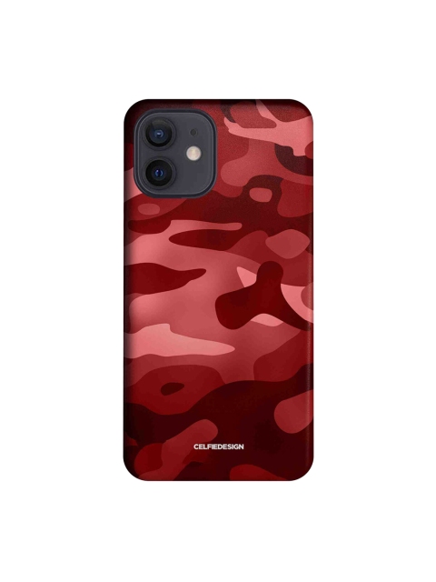 

CelfieDesign Red Camo Indian iPhone 12 Slim Back Case