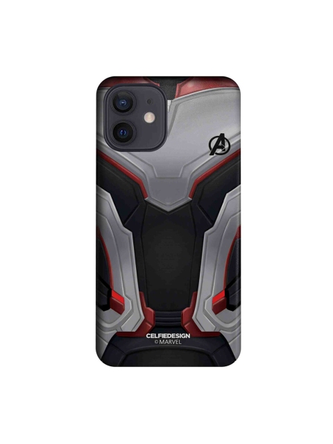 

CelfieDesign Black & Grey Avengers Endgame Suit iPhone 12 Back Case