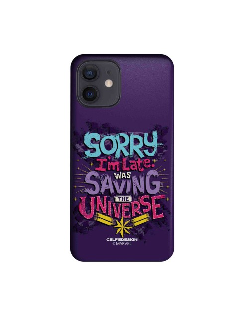 

CelfieDesign Purple & Blue Saving The Universe Plastic iPhone 12 Slim Back Case