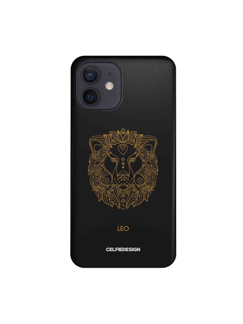 

CelfieDesign Black & Yellow Leo iPhone 12 Slim Back Case