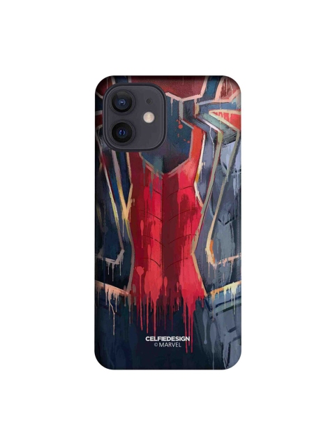 

CelfieDesign Red & Grey Grunge Suit Spidey iPhone 12 Slim Back Case