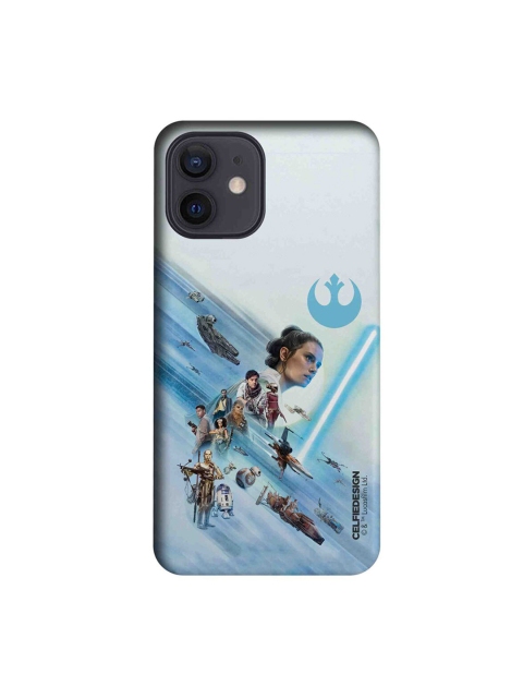 

CelfieDesign White & Blue Resistance Reborn iPhone 12 Slim Back Case