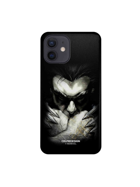 

CelfieDesign Black & Grey The Dark Claws iPhone 12 Back Case