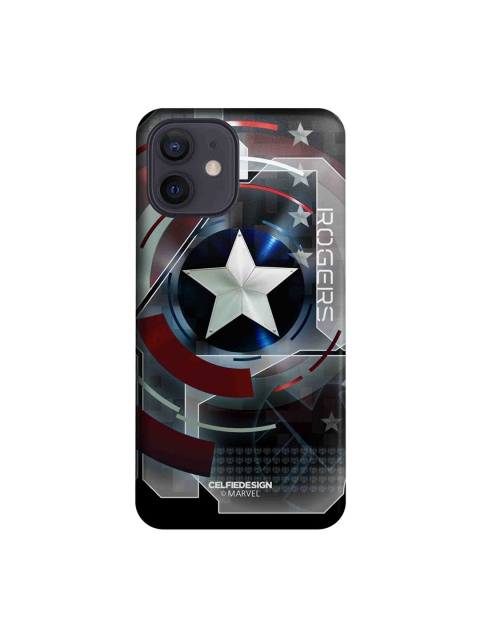

CelfieDesign Multi-Coloured Cap Am Rogers iPhone 12 Slim Back Case