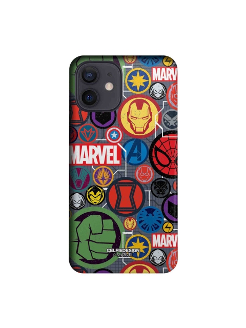 

CelfieDesign Grey & Red Marvel Iconic Mashup iPhone 12 Slim Back Case