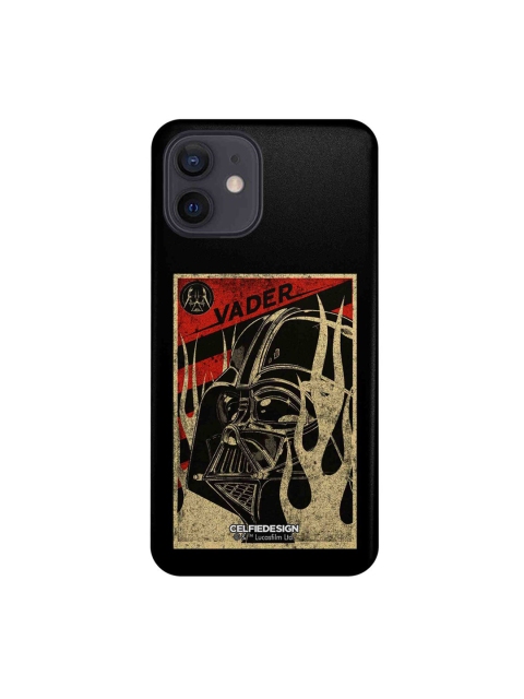 

CelfieDesign Black & Beige Vader Stamp iPhone 12 Slim Back Case