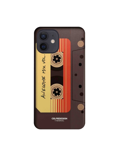 

CelfieDesign Brown & Yellow Awesome Mix Tape iPhone 12 Slim Back Case