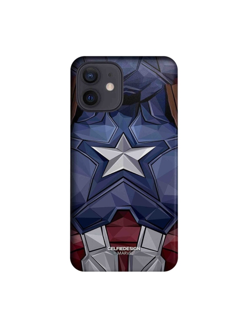 

CelfieDesign Grey & Blue Captain America Vintage Suit iPhone 12 Slim Back Case