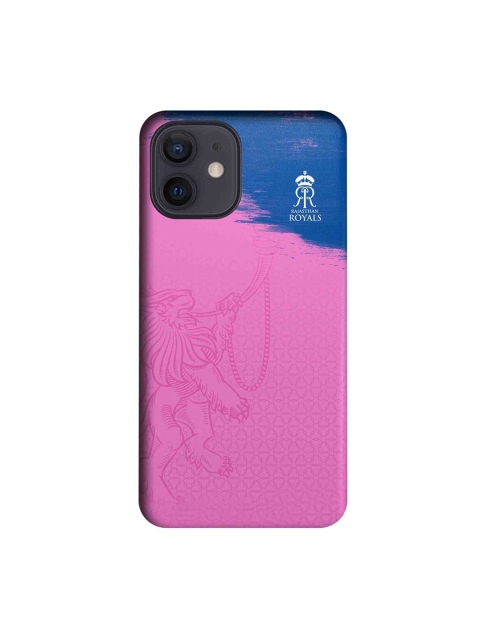 

CelfieDesign Pink & Blue Rajasthan Royals Crest iPhone 12 Slim Back Case