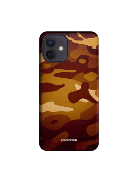 

CelfieDesign Brown & Beige Camo Saddle iPhone 12 Slim Back Case