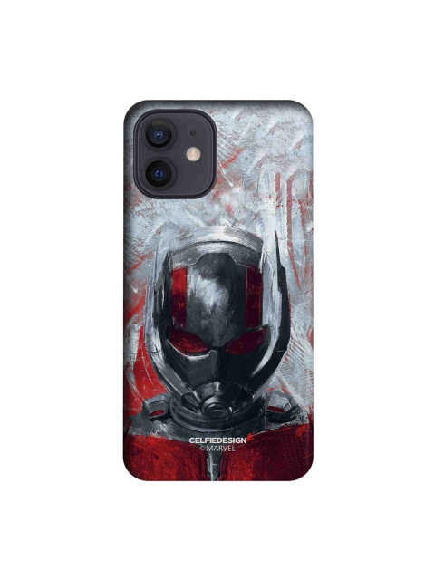 

CelfieDesign Grey & White Antman Printed Plastic iPhone 12 Slim Back Case