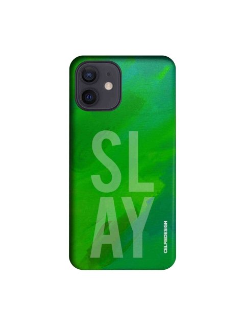 

CelfieDesign Green Slay iPhone 12 Slim Back Case