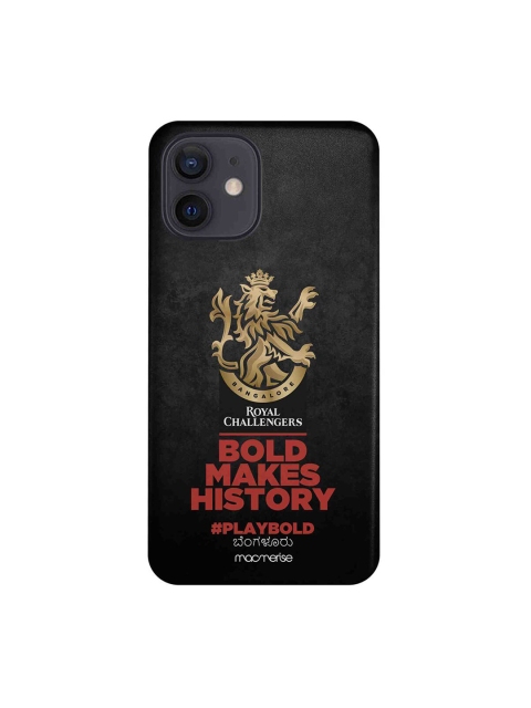 

CelfieDesign Black & Red Bold Makes History iPhone 12 Back Case