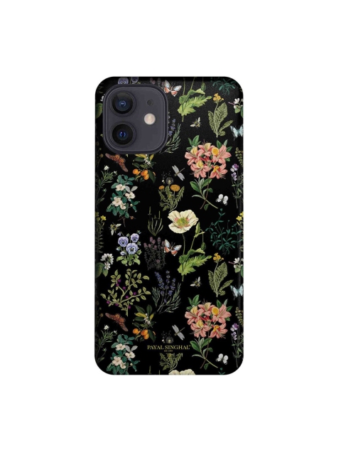 

CelfieDesign Black & Green Payal Singhal Titli iPhone 12 Slim Back Case