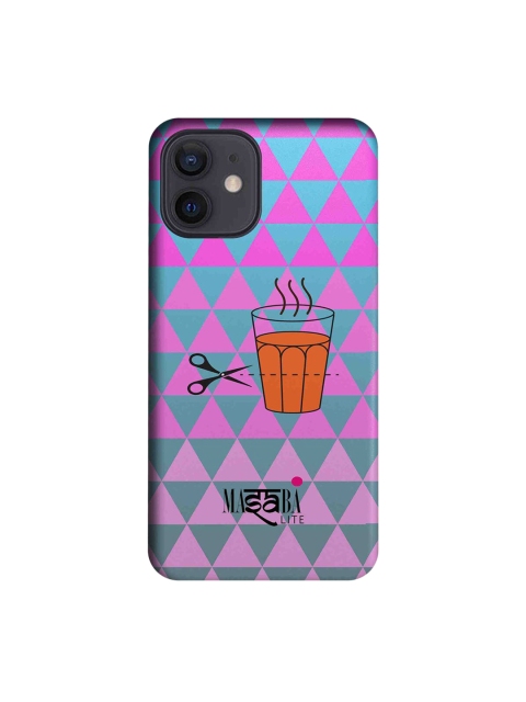 

CelfieDesign Multi-Coloured Masaba Cutting Chai iPhone 12 Back Case