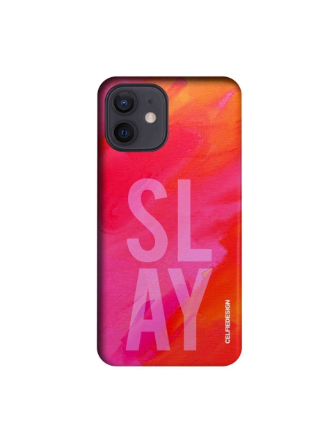 

CelfieDesign Pink & Orange Slay iPhone 12 Slim Back Case