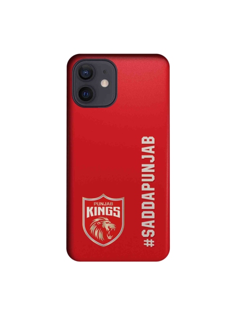 

CelfieDesign Red & White Sadda Punjab Kings iPhone 12 Slim Back Case