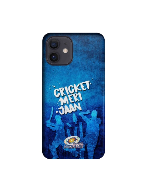 

CelfieDesign Blue & White MI Paltan iPhone 12 Slim Back Case