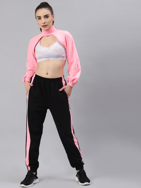 

Laabha Women Pink & Black Stylish Tracksuits