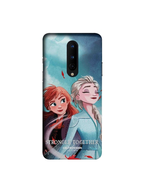 

CelfieDesign Blue & Brown Snow Queen Printed OnePlus 8 Slim Back Case