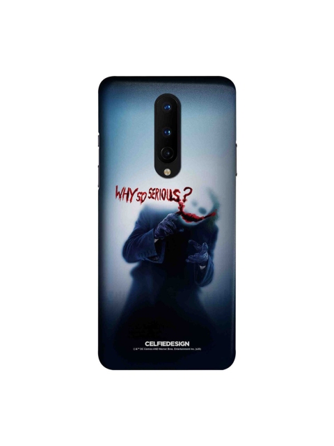 

CelfieDesign Black & Blue Why So Serious Oneplus 8 Slim Back Case