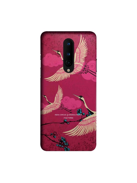 

CelfieDesign Pink & Yellow Flying flamingoes OnePlus 8 Slim Back Case