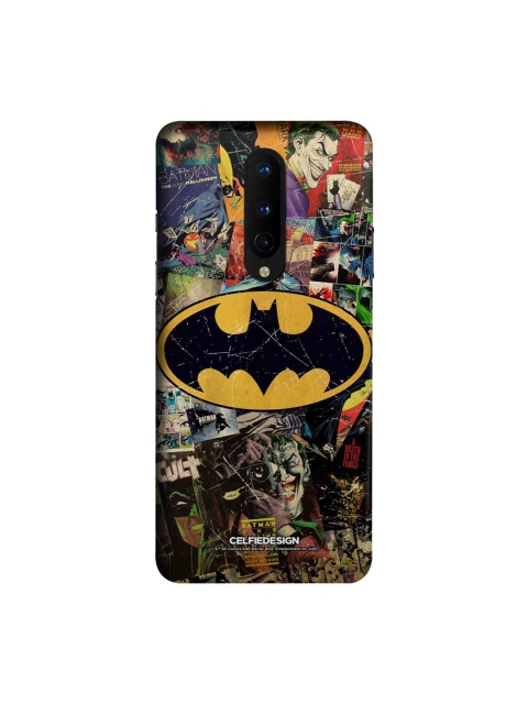

CelfieDesign Multi-Coloured Comic Bat Printed OnePlus 8 Slim Back Case