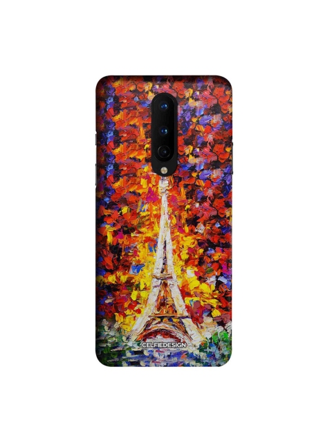 

CelfieDesign Red & Blue Artistic Eifel OnePlus 8 Slim Back Case