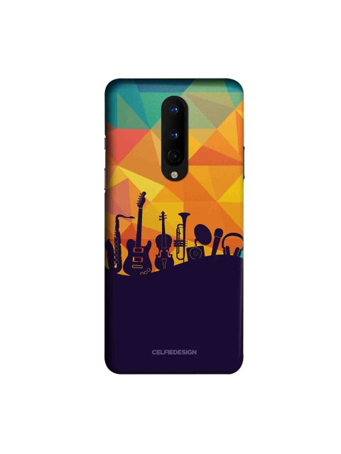 

CelfieDesign Black & Orange The Juke Box Printed OnePlus 8 Slim Back Case