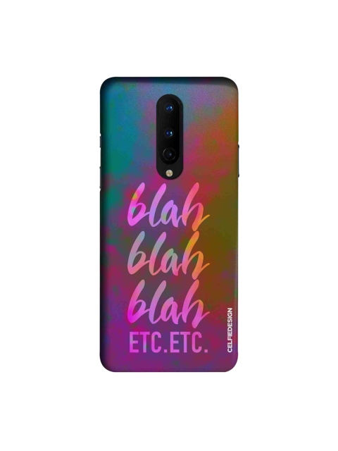 

CelfieDesign Pink & Green Blah Blah OnePlus 8 Slim Back Case