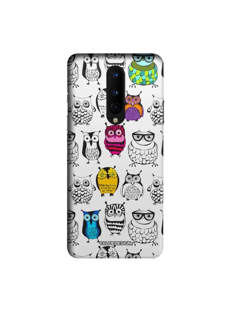 

CelfieDesign White & Black Owl Art OnePlus 8 Slim Back Case