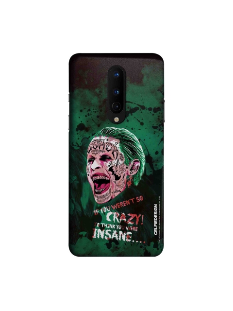 

CelfieDesign Black & Green Crazy Insane Joker OnePlus 8 Slim Back Case