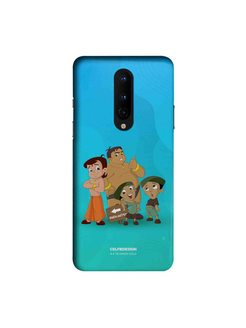 

CelfieDesign Blue & Green Chota Bheem Gang OnePlus 8 Slim Back Case