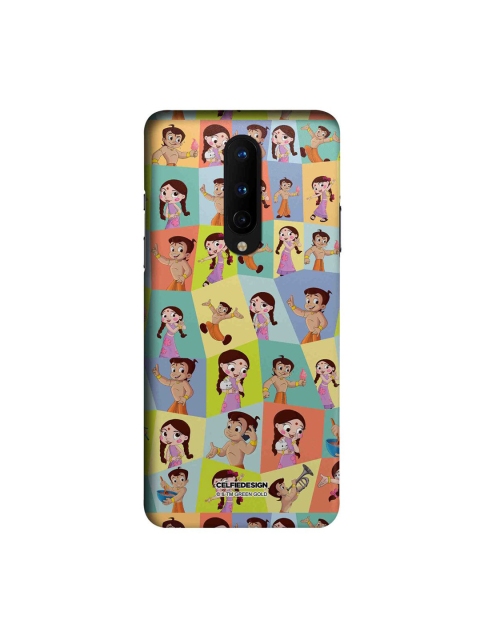 

CelfieDesign Purple & Blue Faces Of Bheem And Chutki OnePlus 8 Slim Back Case